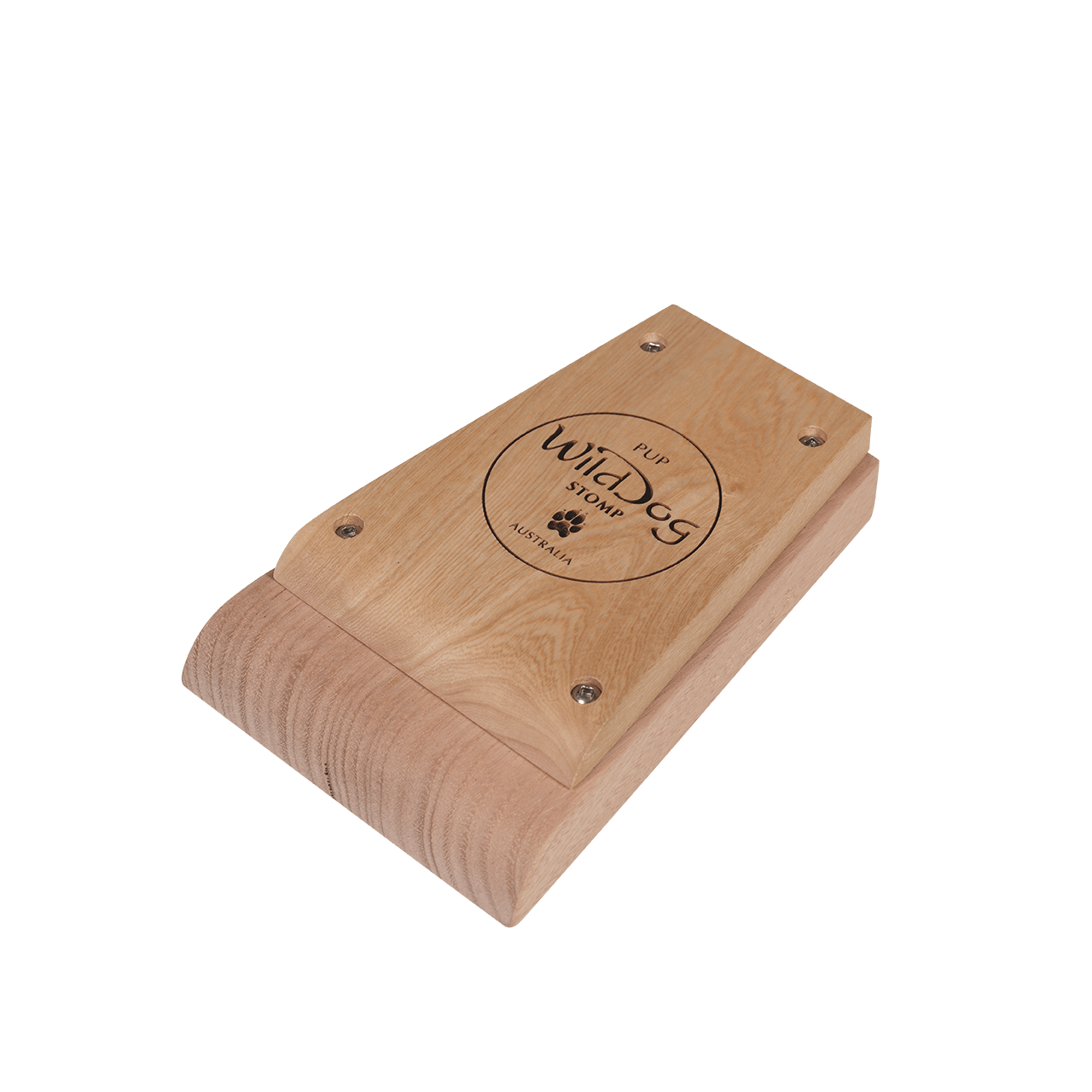WILD DOG PUP COMPACT STOMP BOX - TASSIE OAK/QLD JACARANDA