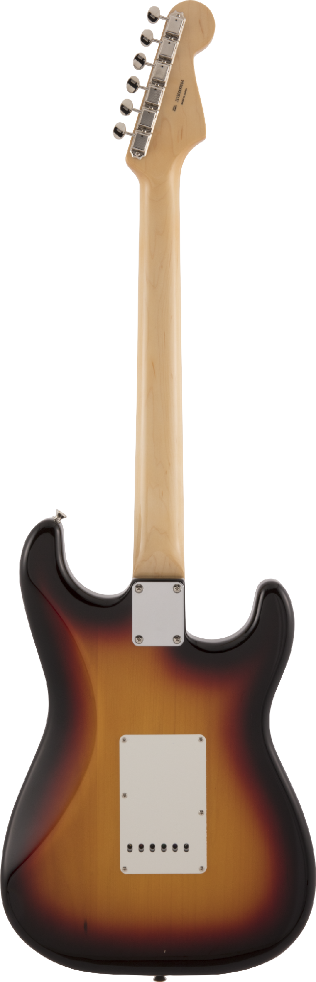 FENDER MADE IN JAPAN LEFT HAND TRADITIONAL 60'S STRAT - 3 TONE SUNBURST