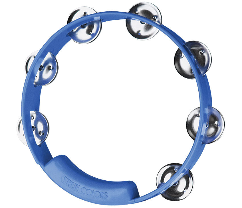 RHYTHM TECH TRUE COLOURS 8" TAMBORINE - BLUE