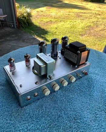 DR JOHNSTON KOMIT HANDMADE VALVE AMP HEAD WITH 1X12" VHT CAB