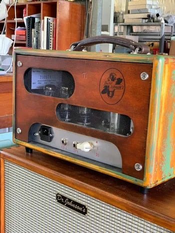 DR JOHNSTON KOMIT HANDMADE VALVE AMP HEAD WITH 1X12" VHT CAB