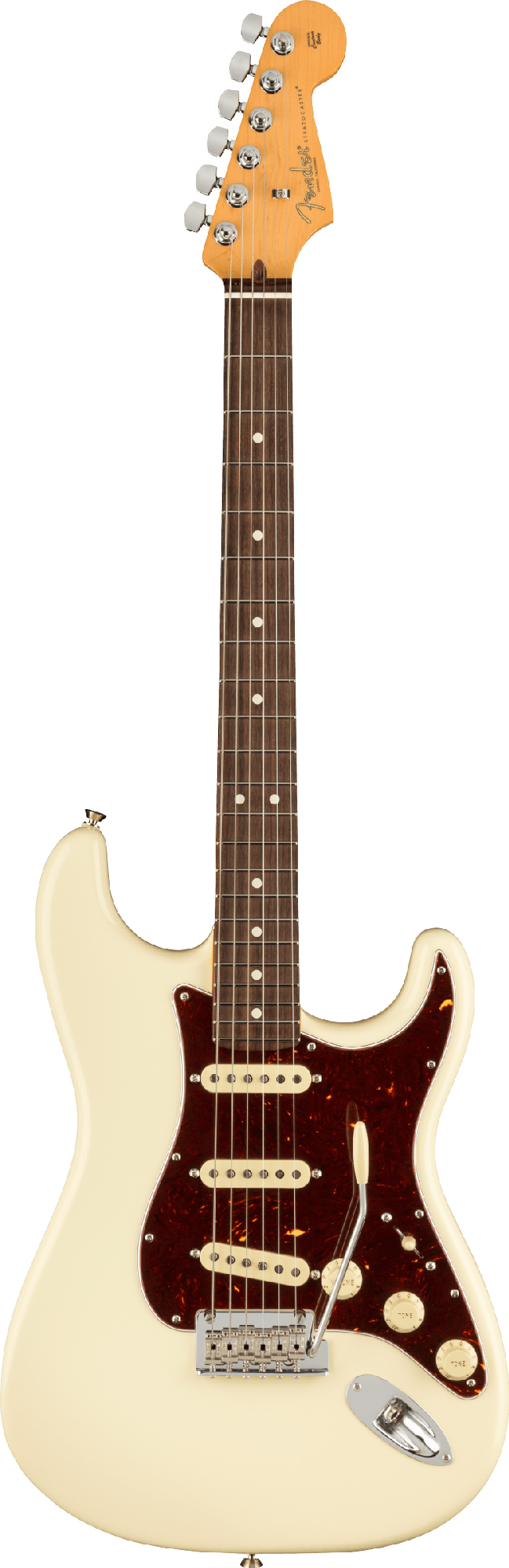 FENDER AMERICAN PRO II STRAT RW OLYMPIC WHITE - CASE