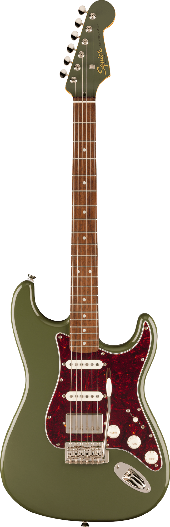 FENDER SQUIER FSR CLASSIC VIBE 60'S STRAT HSS LRL - ANTIQUE OLIVE