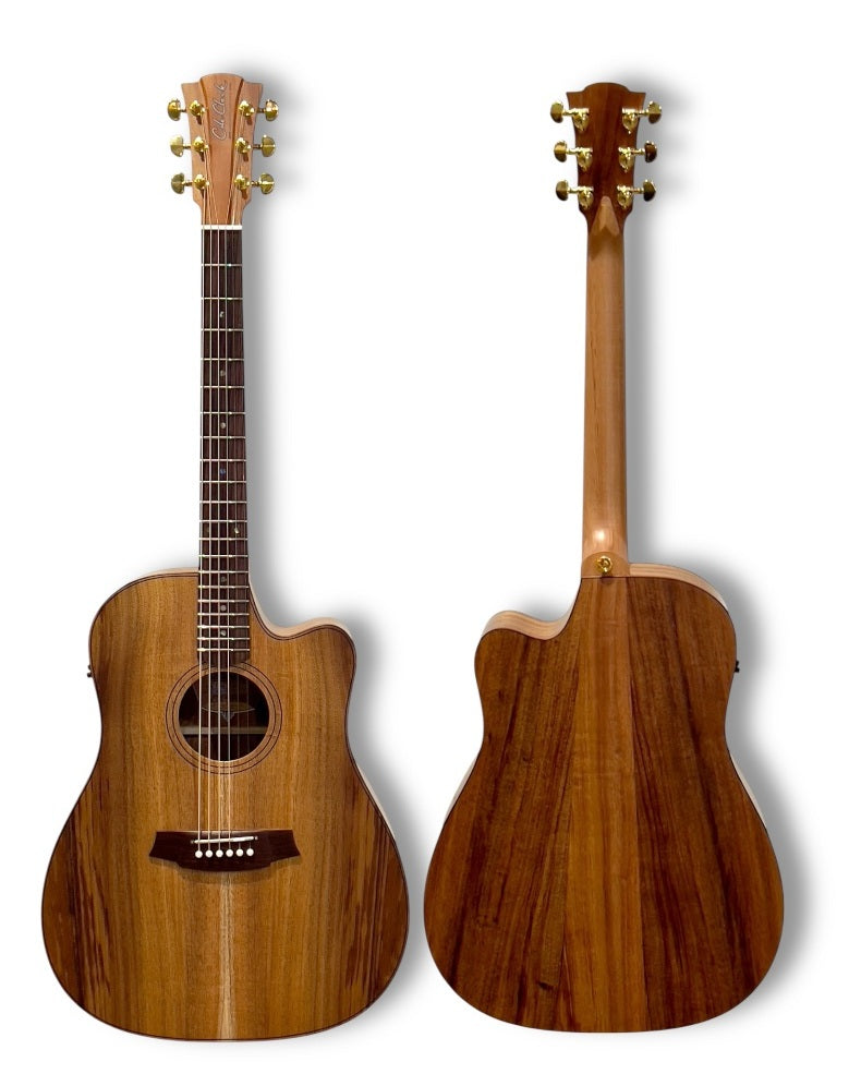 COLE CLARK FL2EC BLACKWOOD/ROSEWOOD ACOUSTIC GUITAR