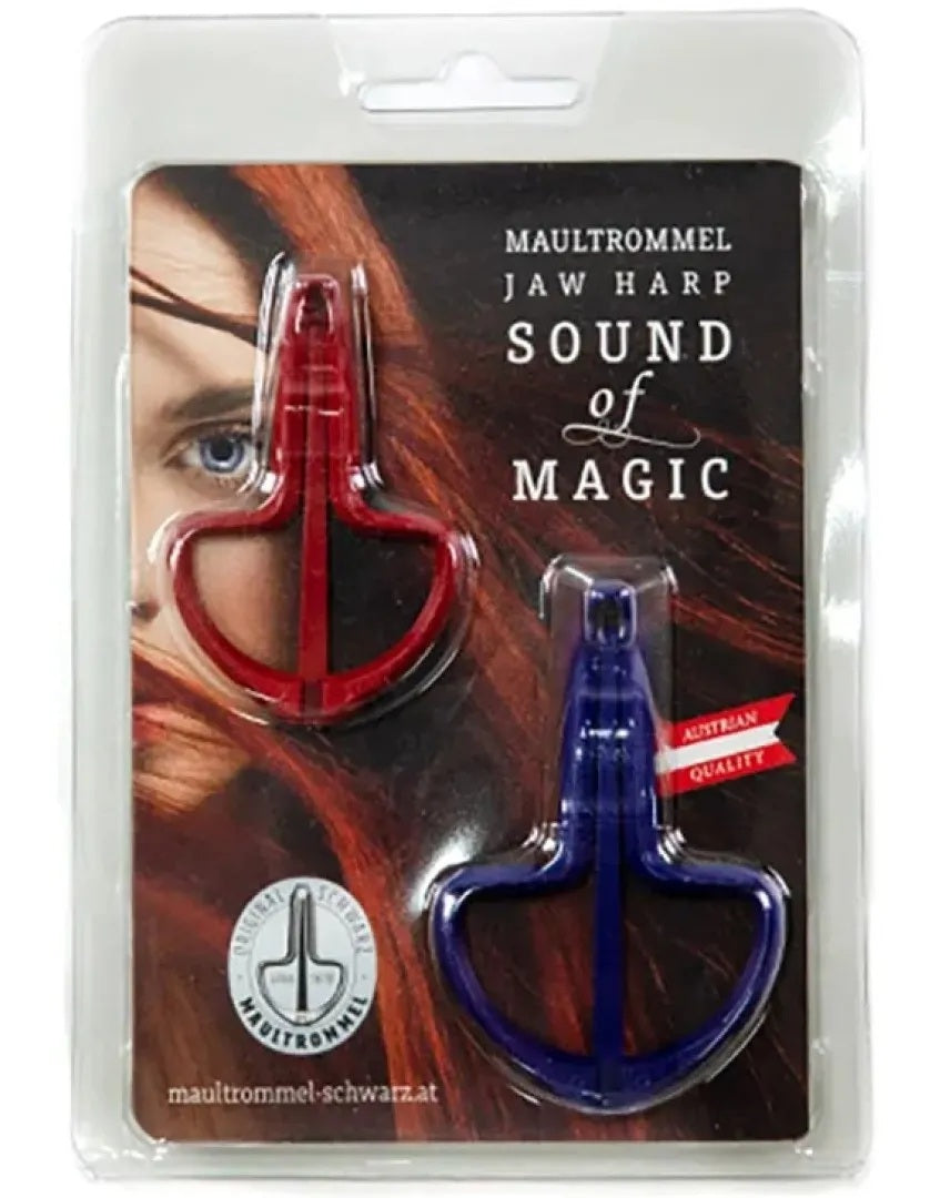 SCHWARZ JAW HARP DUO #6-#12 RED+BLUE