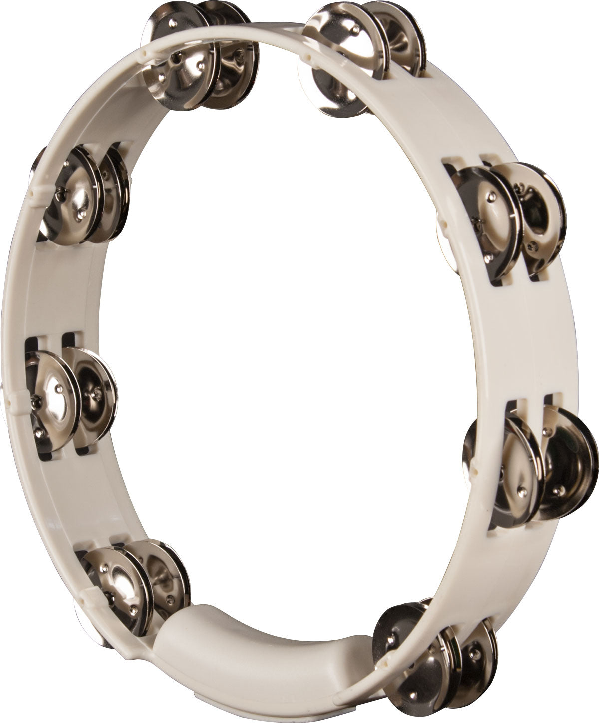 RHYTHM TECH TRUE COLOURS 10" TAMBORINE - WHITE