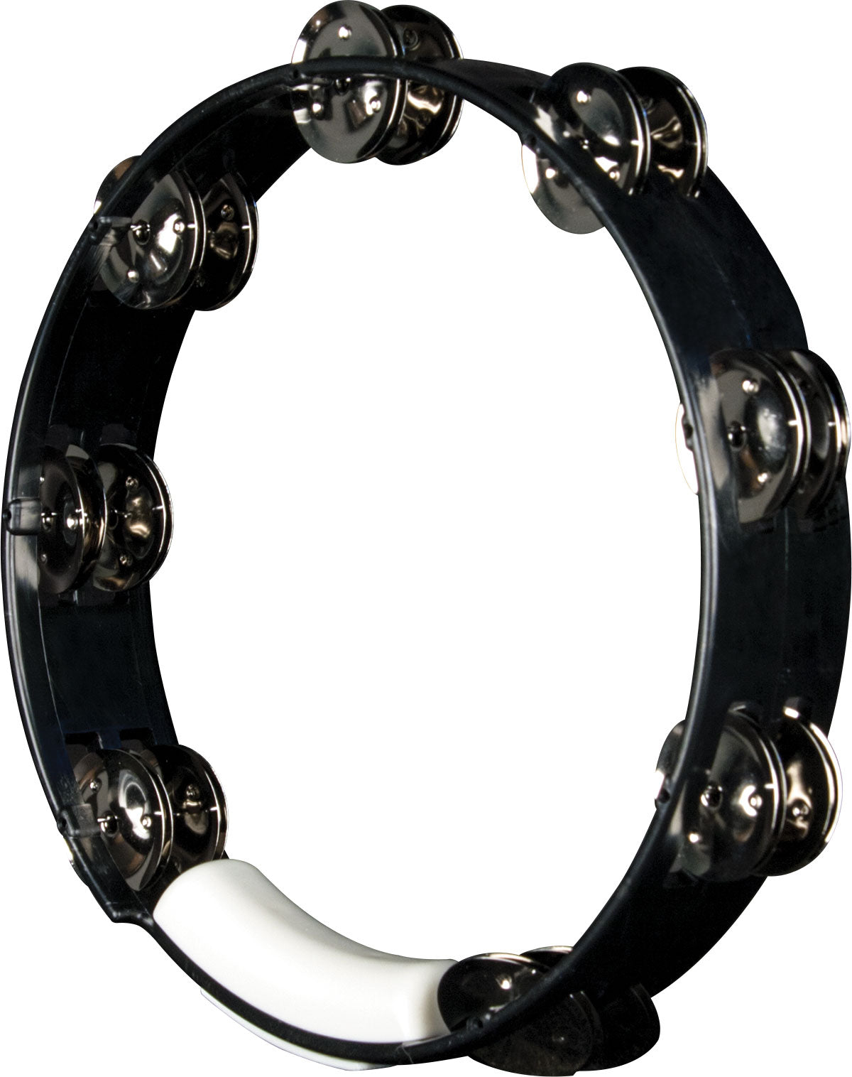 RHYTHM TECH TRUE COLOUR 8" TAMBORINE - BLACK