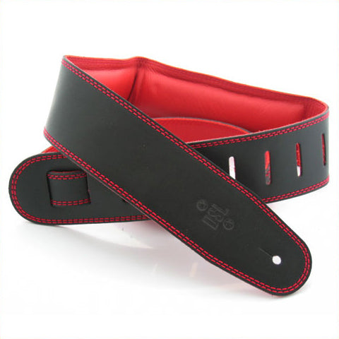 DSL GEG25-15-6 PADDED 2.5 BLACK/RED STRAP
