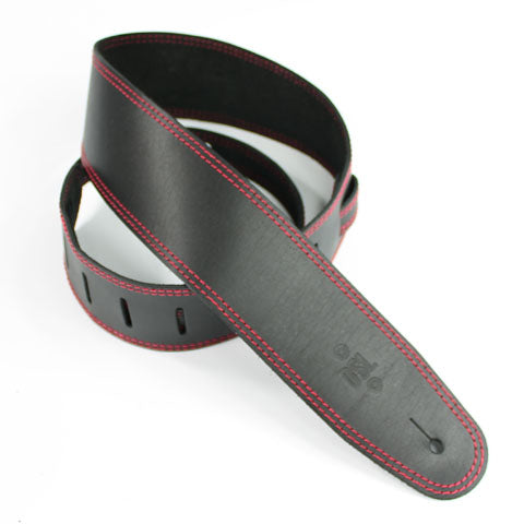 DSL SGE25-15-6 CLASSIC BLACK W/RED STITCH STRAP
