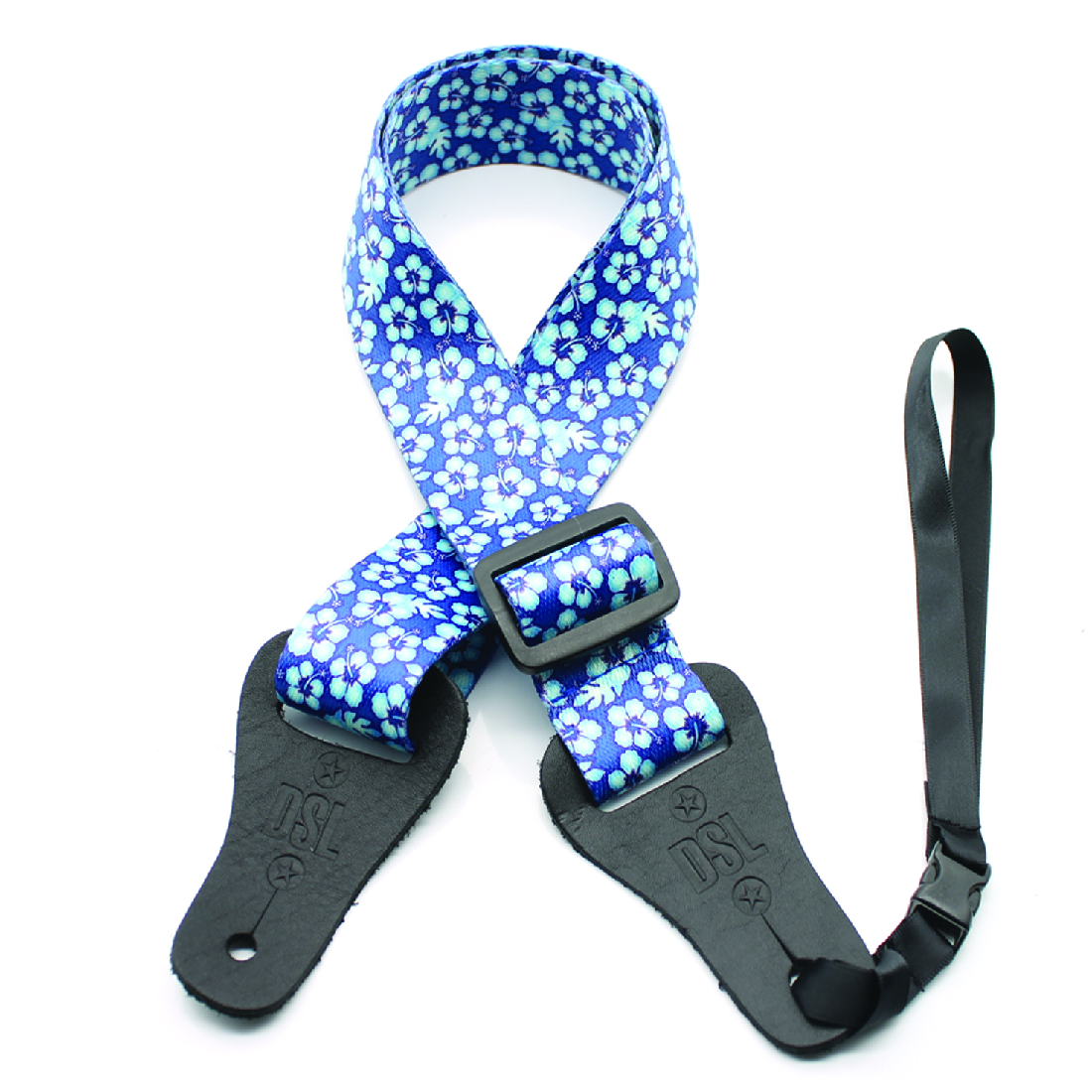 DSL 38UKPOLY-HIB-BLUE UKE STRAP