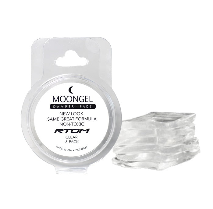 RTOM MOONGEL DAMPENER PADS 6PK - CLEAR