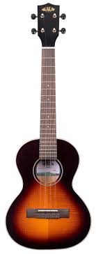 KALA KA-FMTB-T FLAME MAPLE CONCERT UKE - TOBACCO BURST
