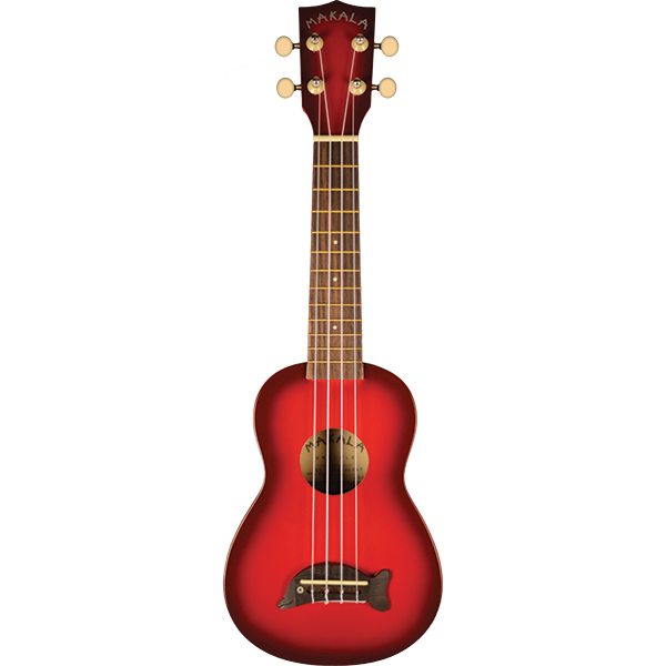 MAKALA DOLPHIN UKULELE - RED BURST