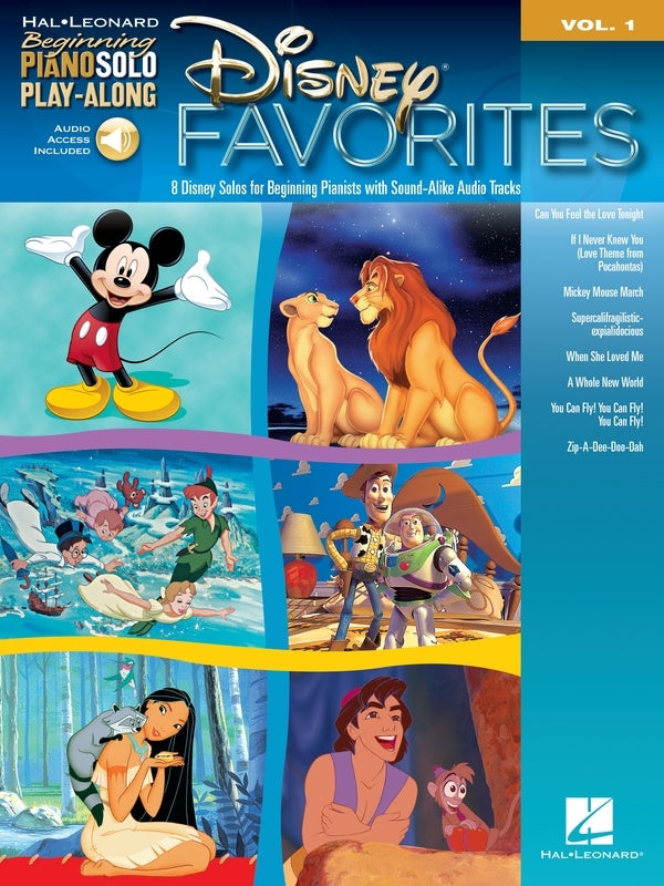 DISNEY FAVORITES PIANO PLAYALONG