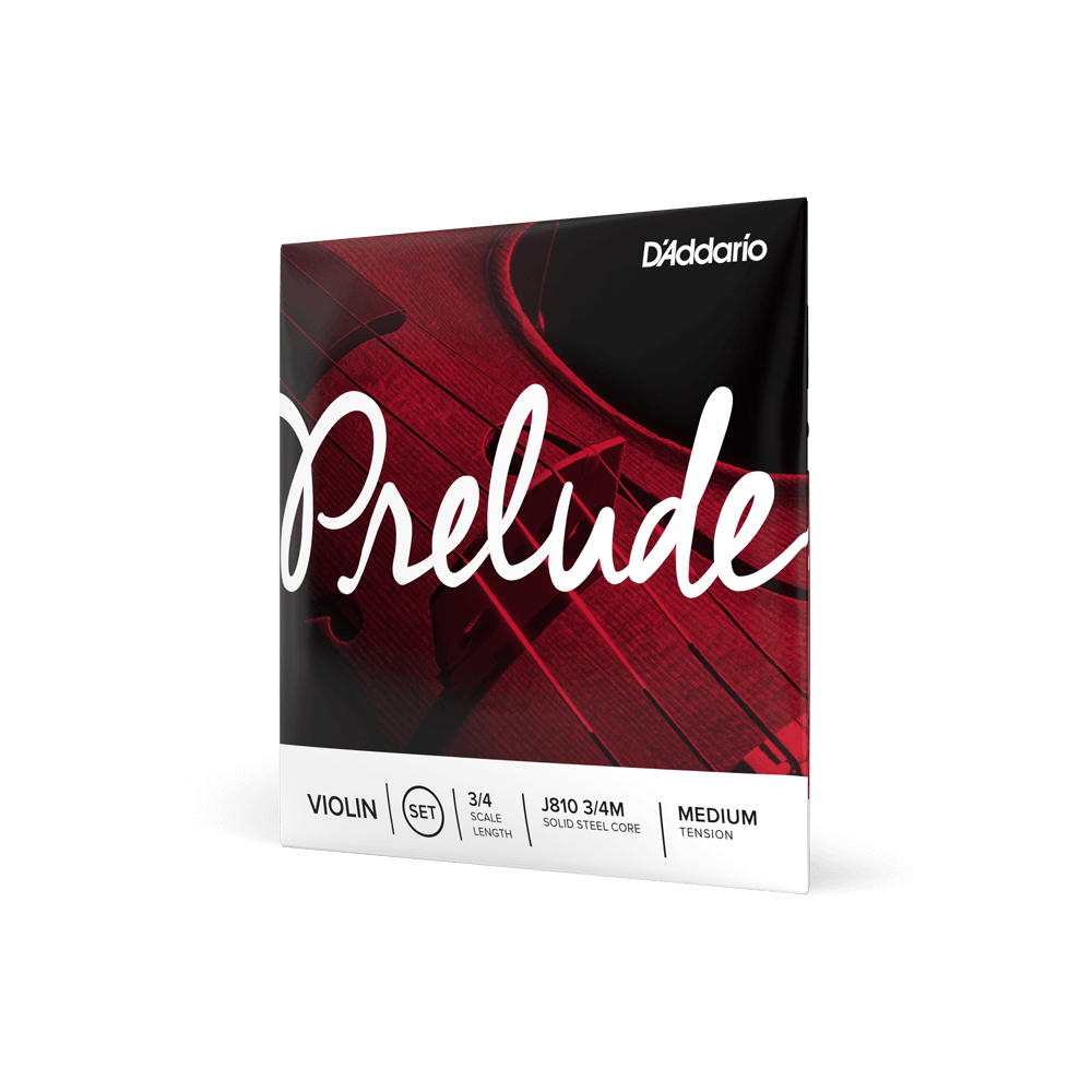 D'ADDARIO PRELUDE 3/4 VIOLIN SET - MED