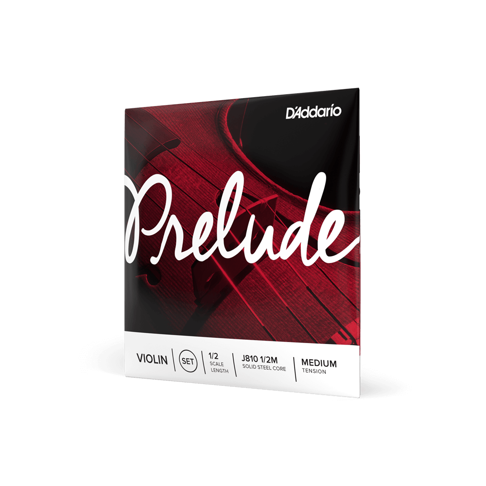 D'ADDARIO PRELUDE 1/2 VIOLIN SET - MED