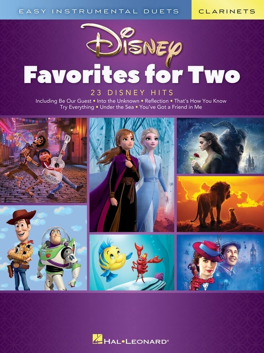 DISNEY FAVORITES FOR TWO CLARINETS