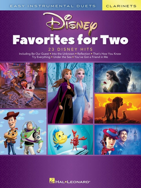 DISNEY FAVORITES FOR TWO CLARINETS