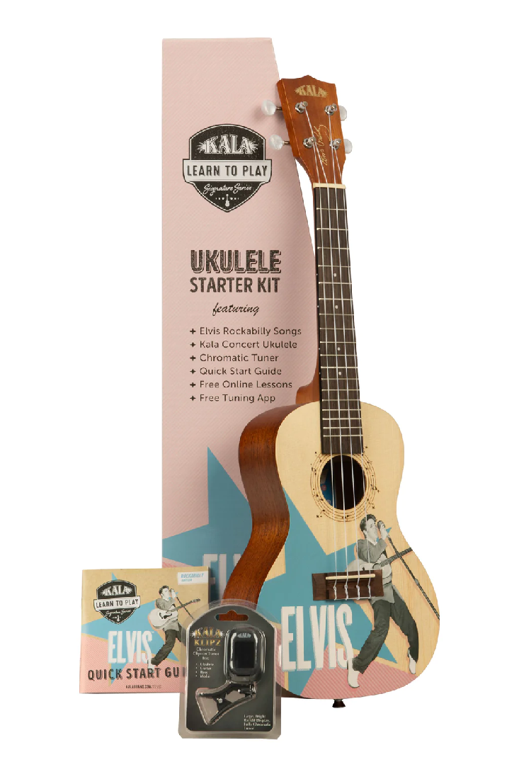 KALA LTP-ELVIS ROCKABILLY CONCERT UKULELE PACK
