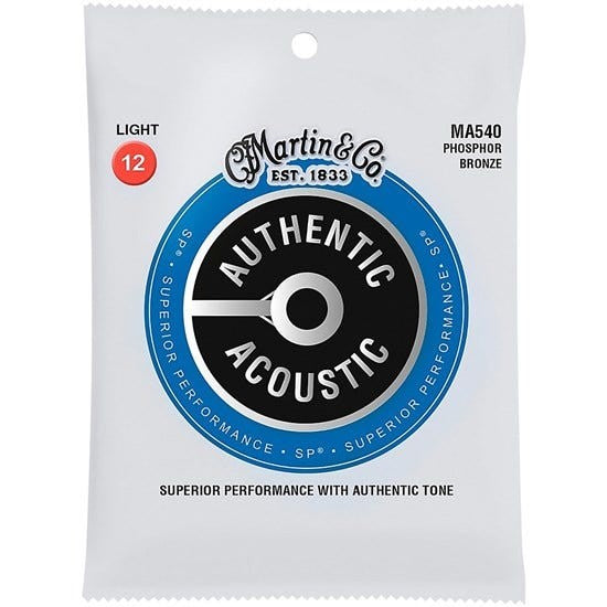 MARTIN 12-54 MA540 AUTHENTIC STRINGS