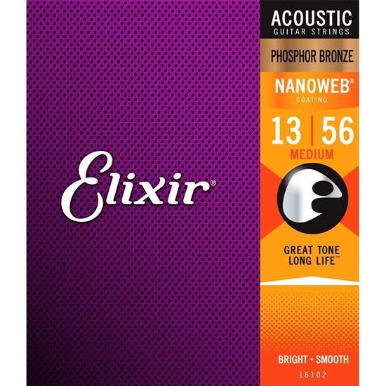 ELIXIR NANOWEB 13-56 PHOS BRONZE