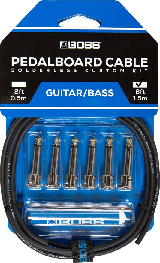 BOSS BCK-6 SMALL SOLDERLESS PATCH CABLE PACK