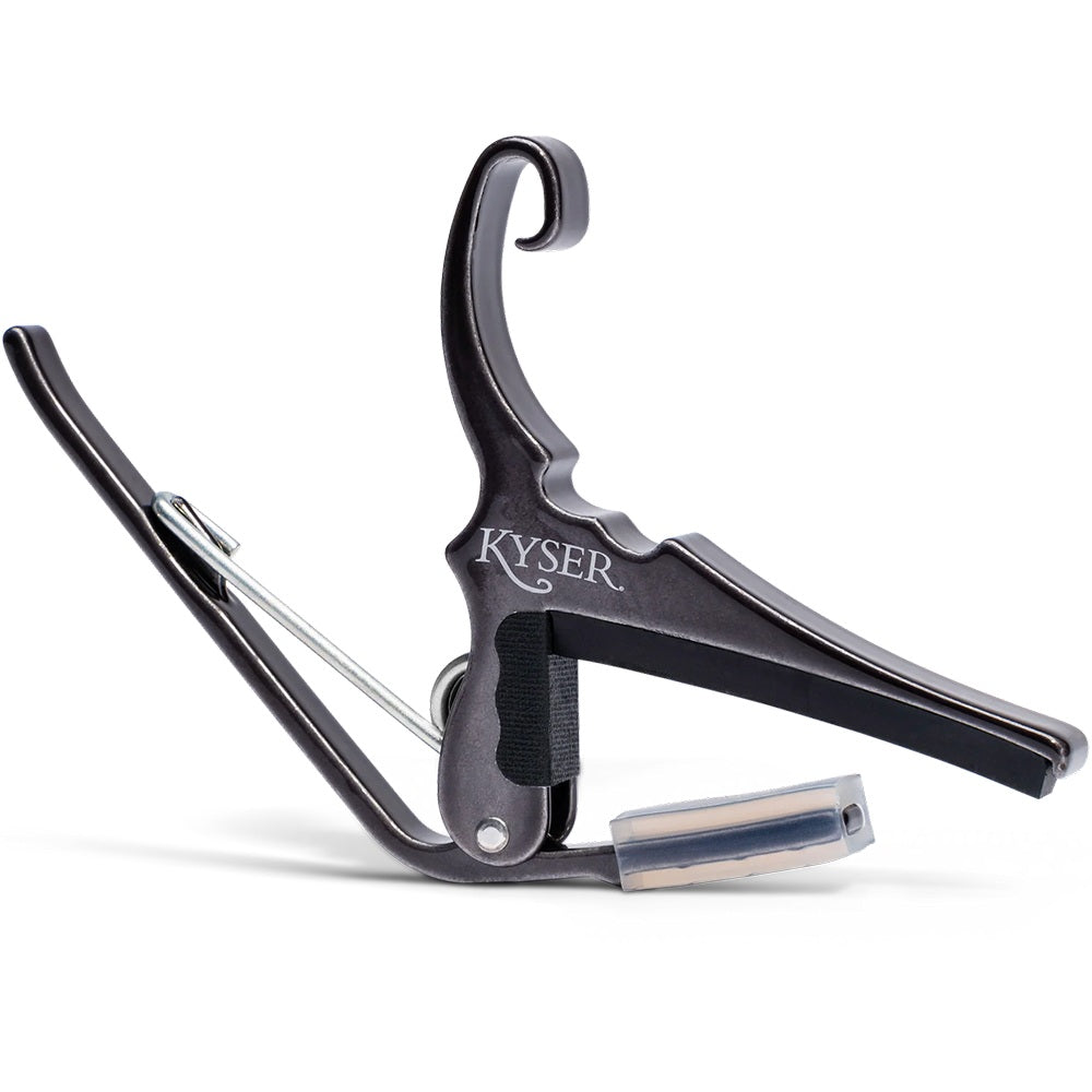 KYSER QUICK CHANGE 6 STRING CAPO-BLACK CHROME