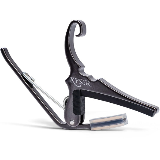 KYSER QUICK CHANGE 6 STRING CAPO-BLACK CHROME