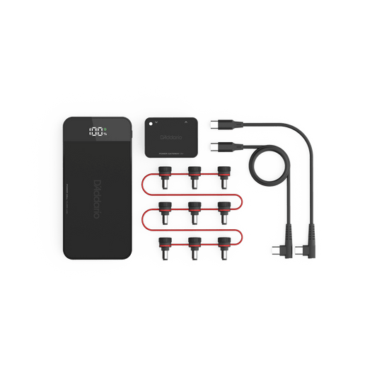 D'ADDARIO XPND RECHARGABLE PEDAL BOARD POWER SUPPLER SUPPLY KIT