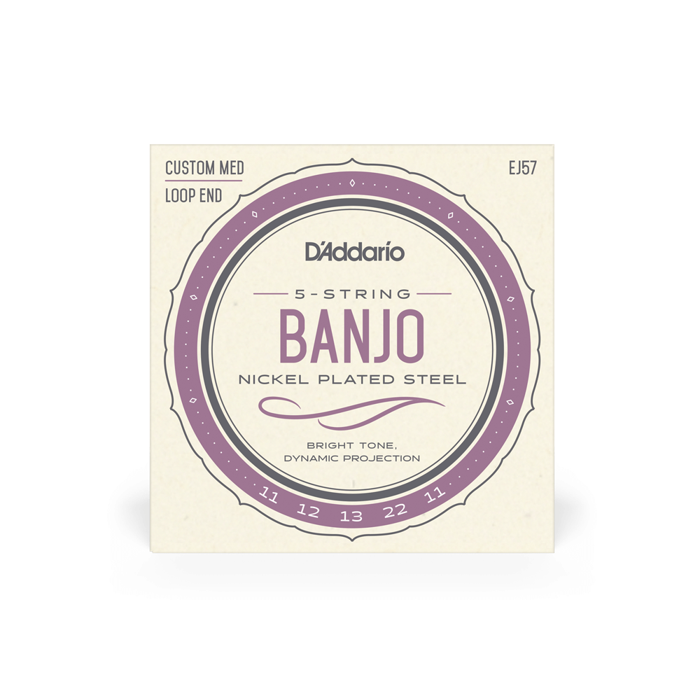 D'ADDARIO EJ57 5 STRING BANJO SET 11-22