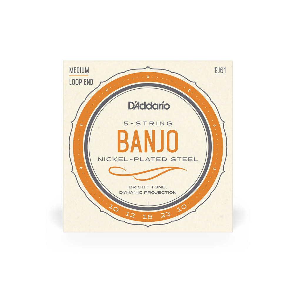 D'ADDARIO EJ61 10-23 BANJO 5 STRING