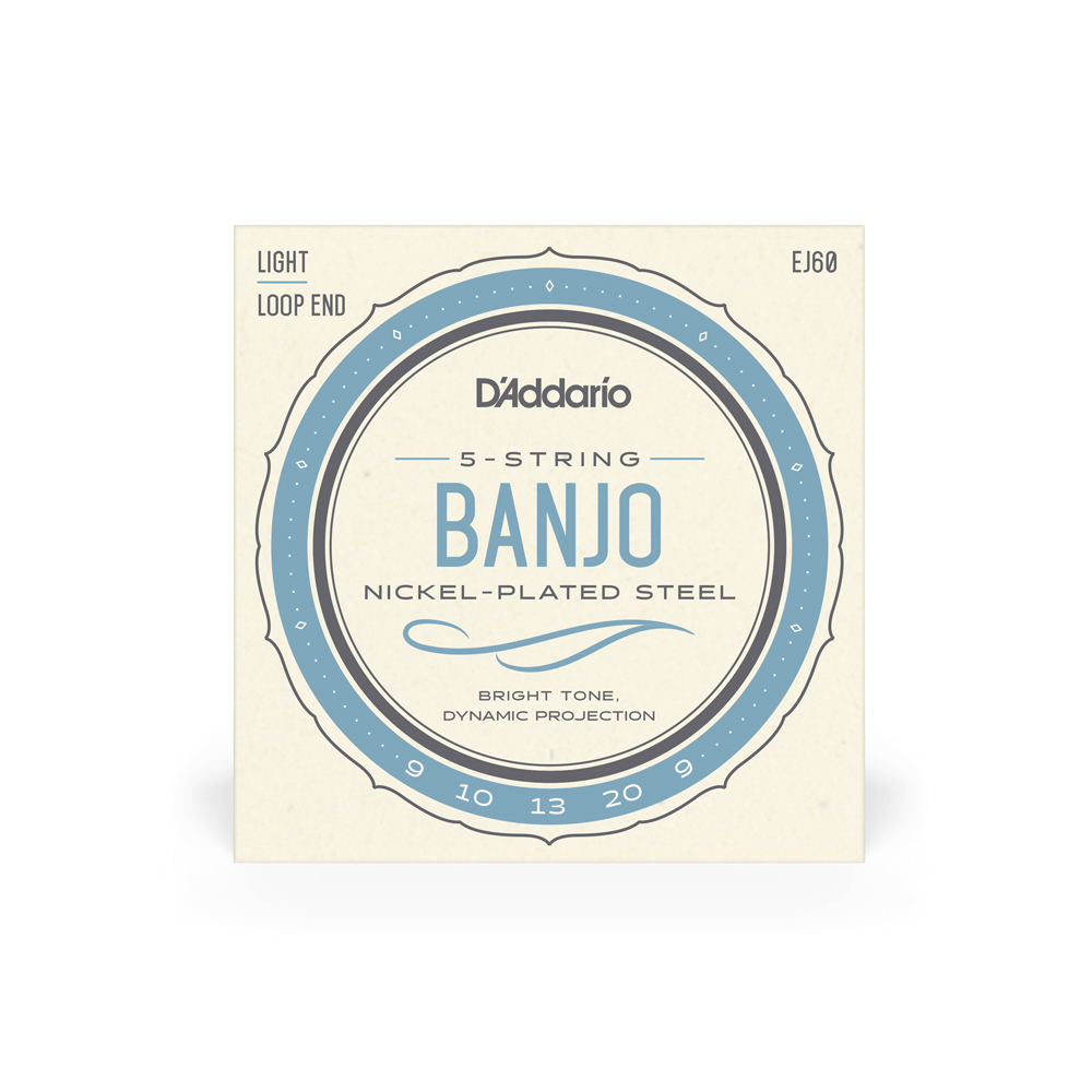 D'ADDARIO EJ60 9-20 5-STRING BANJO SET