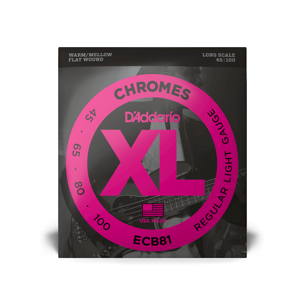 D'ADDARIO ECB81 LONG SCALE CHROMES 45-100