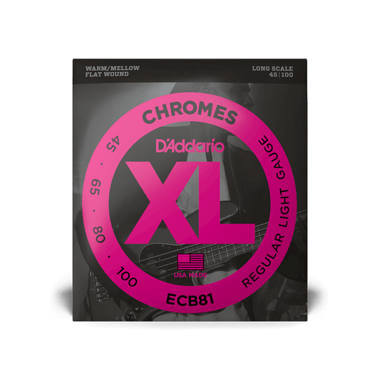 D'ADDARIO ECB81 LONG SCALE CHROMES 45-100