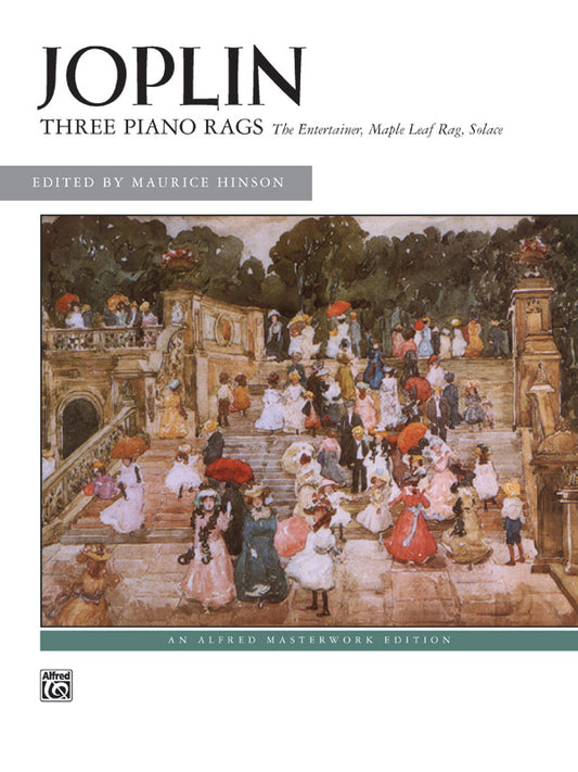 ALFREDS JOPLIN THREE PIANO RAGS PIANO