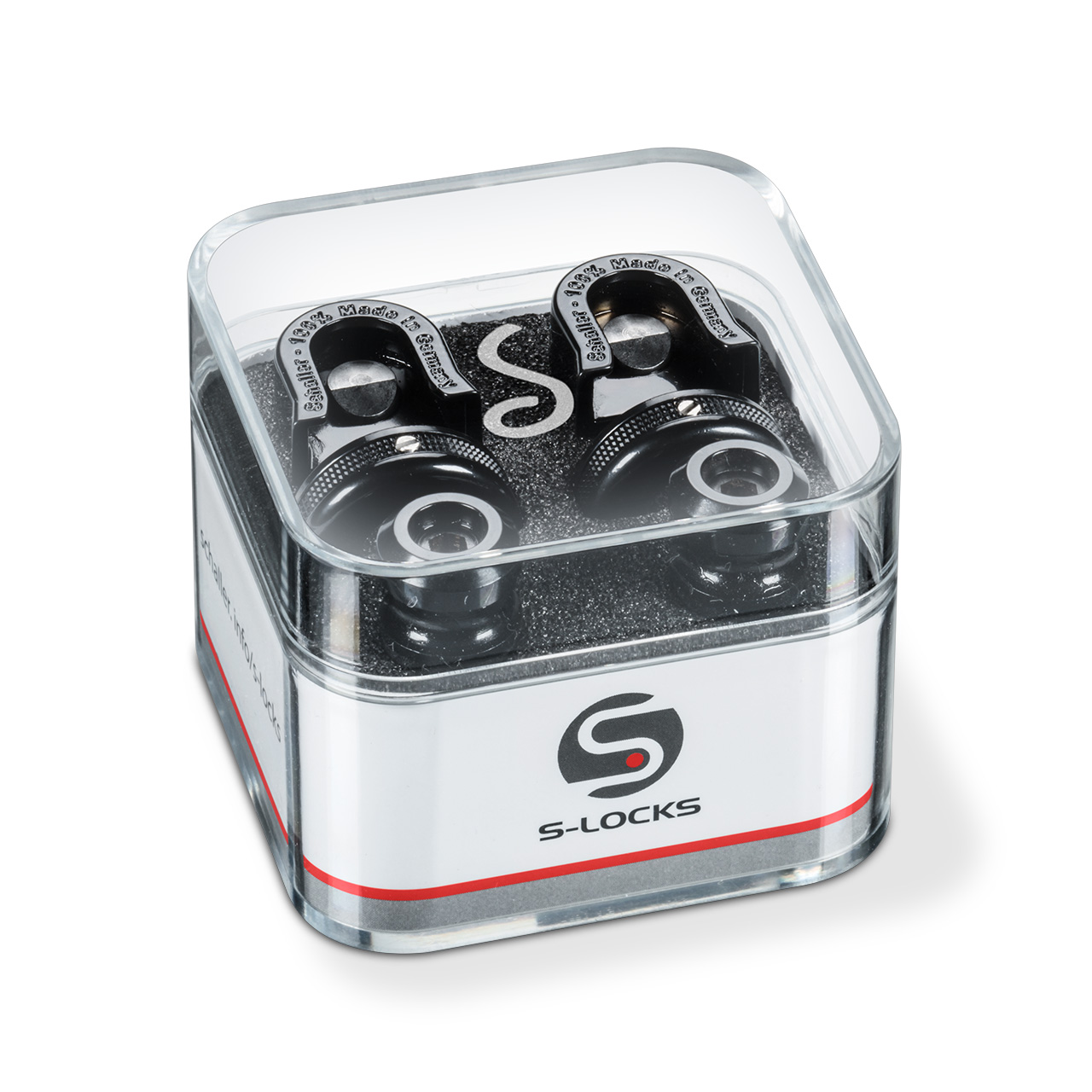 SCHALLER S-SLOCK STRAP LOCKS - BLACK – Allison Music Wagga