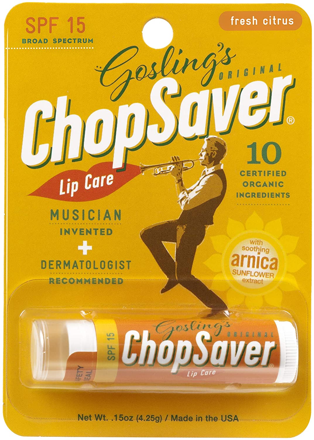 CHOPSAVER GOLD WITH SPF 15 SUNSCREEN