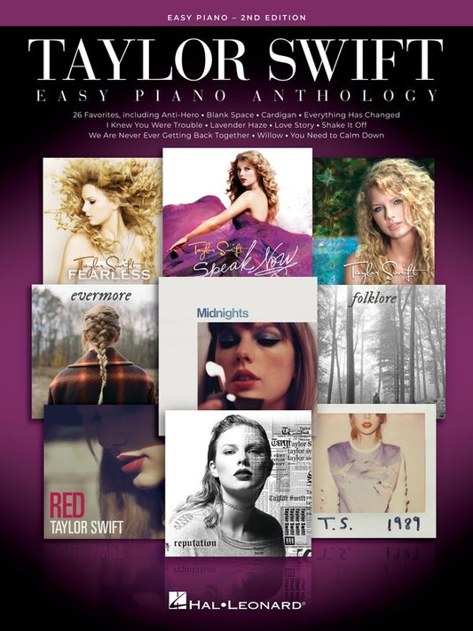 TAYLOR SWIFT EASY PIANO ANTHOLOGY - EASY PIANO