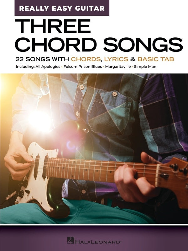 REALLY EASY THREE CHORD SONGBOOK - GUITAR