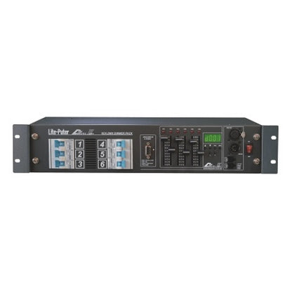 LITE-PUTER DMX DIMMING RACK 6 CHANNEL