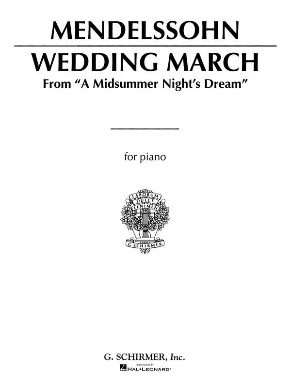 WEDDING MARCH - MENDELSSOHN PIANO