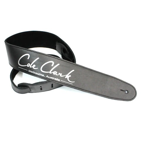 COLE CLARK LEATHER STRAP - BLACK