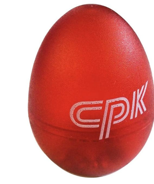 CPK TRANSPARENT EGG SHAKER -EACH (MIXED COLOURS)