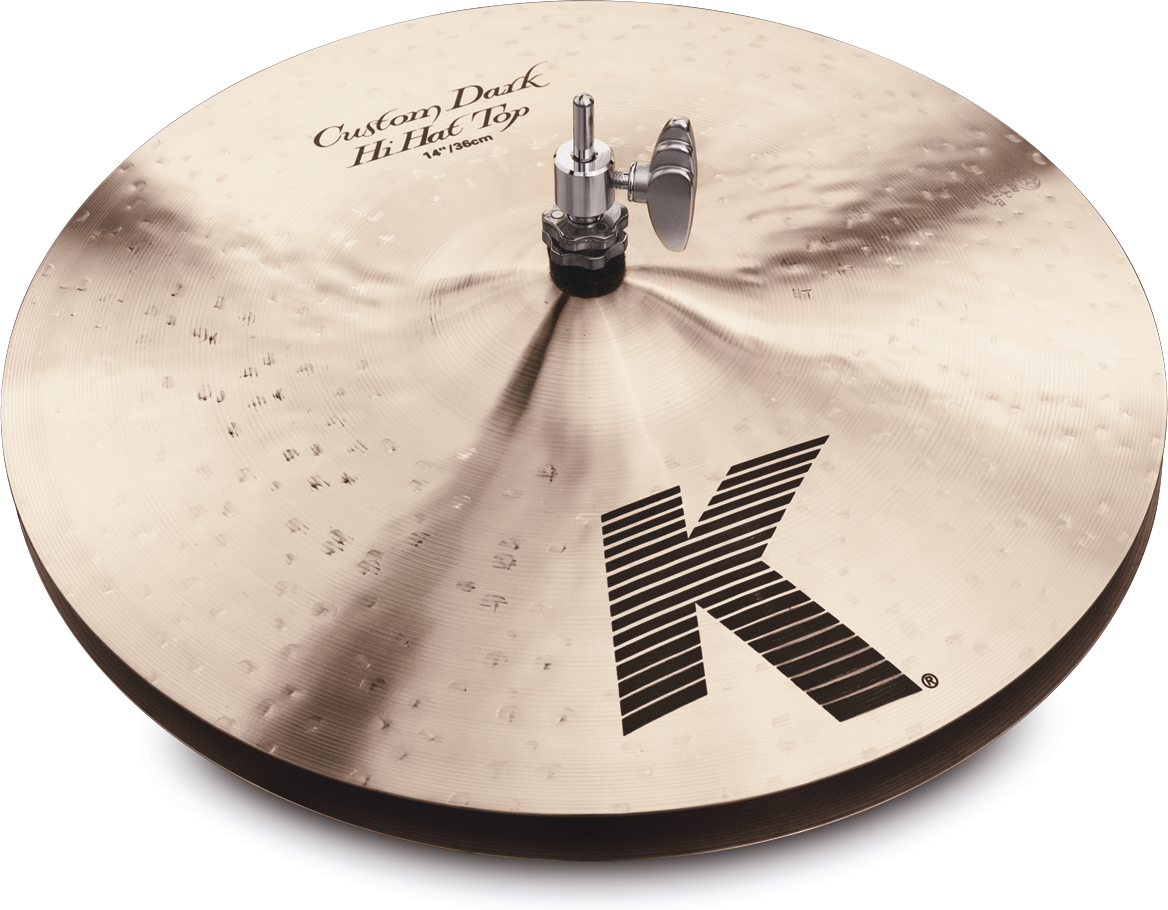 ZILDJIAN 14" K CUSTOM DARK HI HATS - PAIR