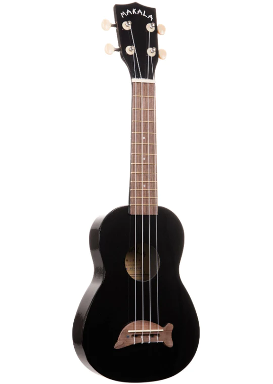MAKALA DOLPHIN UKULELE - BLACK SPARKLE
