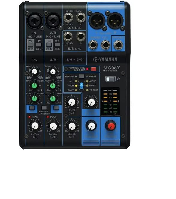 YAMAHA MG06X MIXER WITH FX