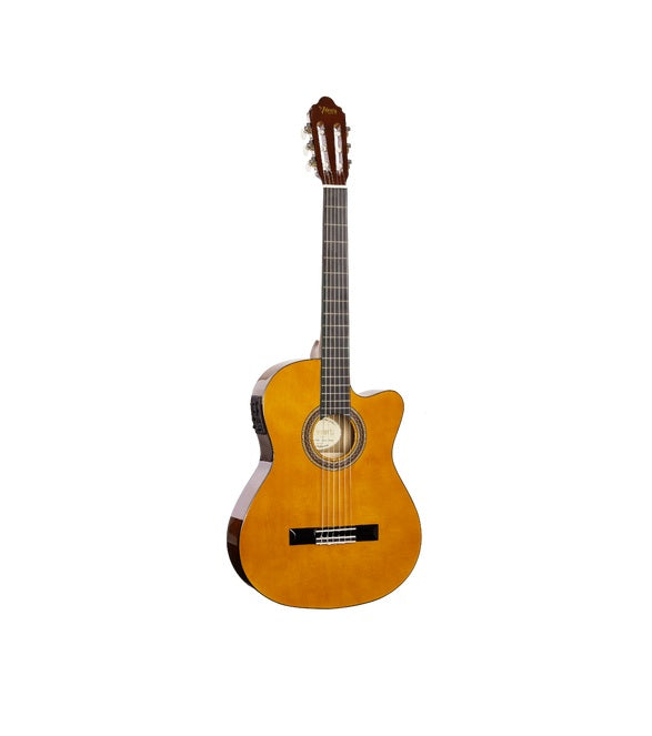 VALENCIA VC104HTCE THINLINE AC/EL CLASSICAL GUITAR -NATURAL GLOSS
