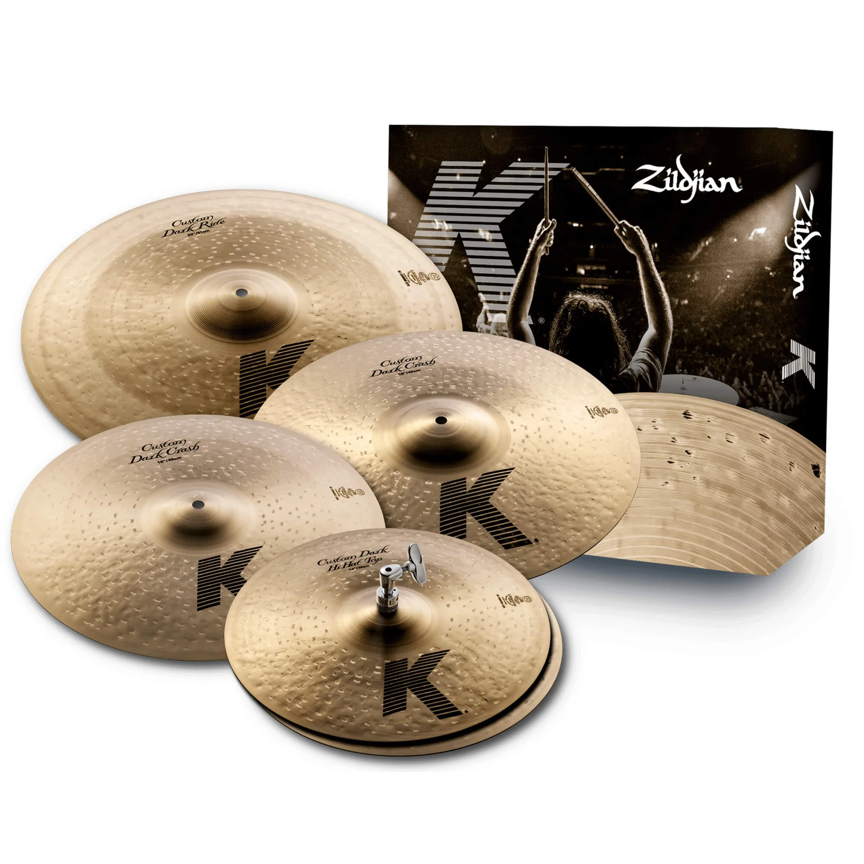 ZILDJIAN K CUSTOM DARK CYMBAL PACKAGE