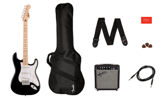 FENDER SQUIER SONIC STRATOCASTER PACK - BLACK