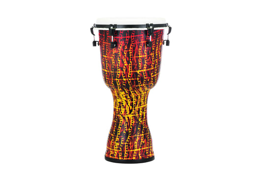 PEARL 12" SYNTHETIC SHELL DJEMBE TOP TUNED - TRIBAL FIRE